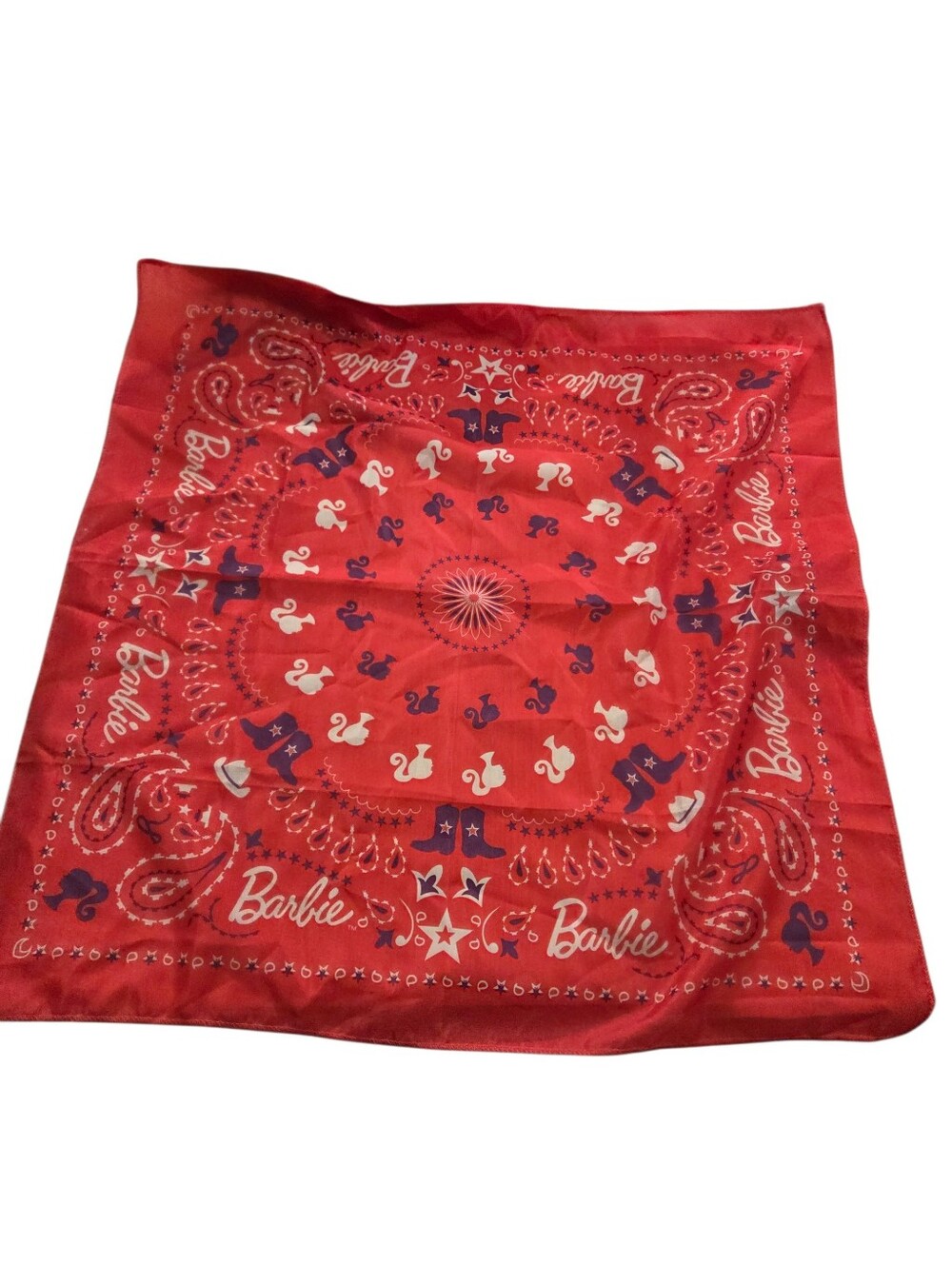 Western Barbie Handkerchief